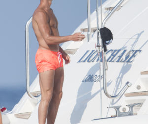 Cristiano Ronaldo na rybach