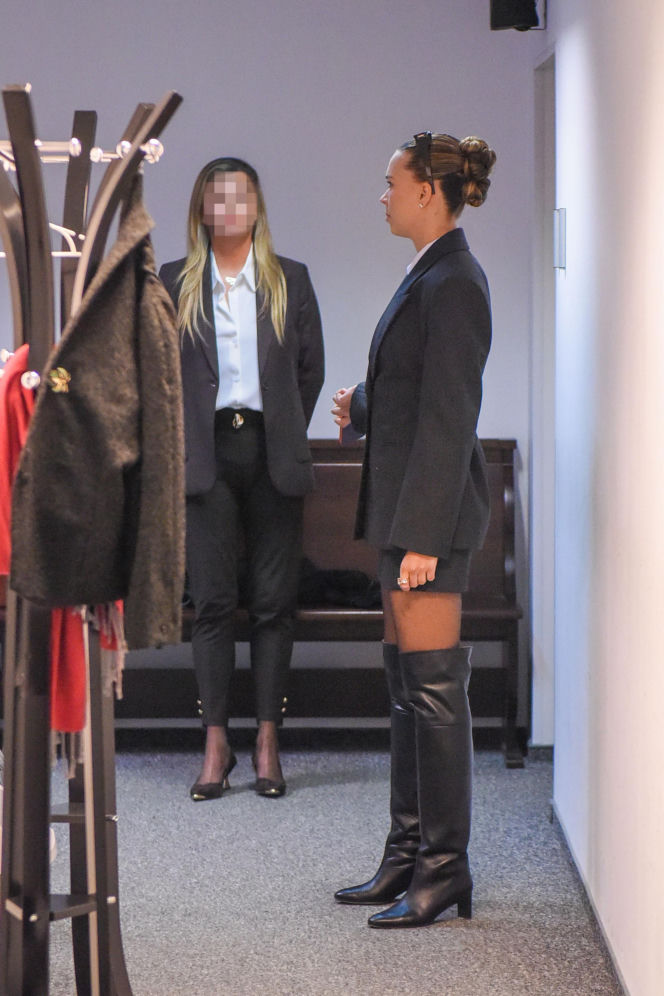 Sandra Kubicka i Aleksander Baron na drugiej rozprawie rozwodowej