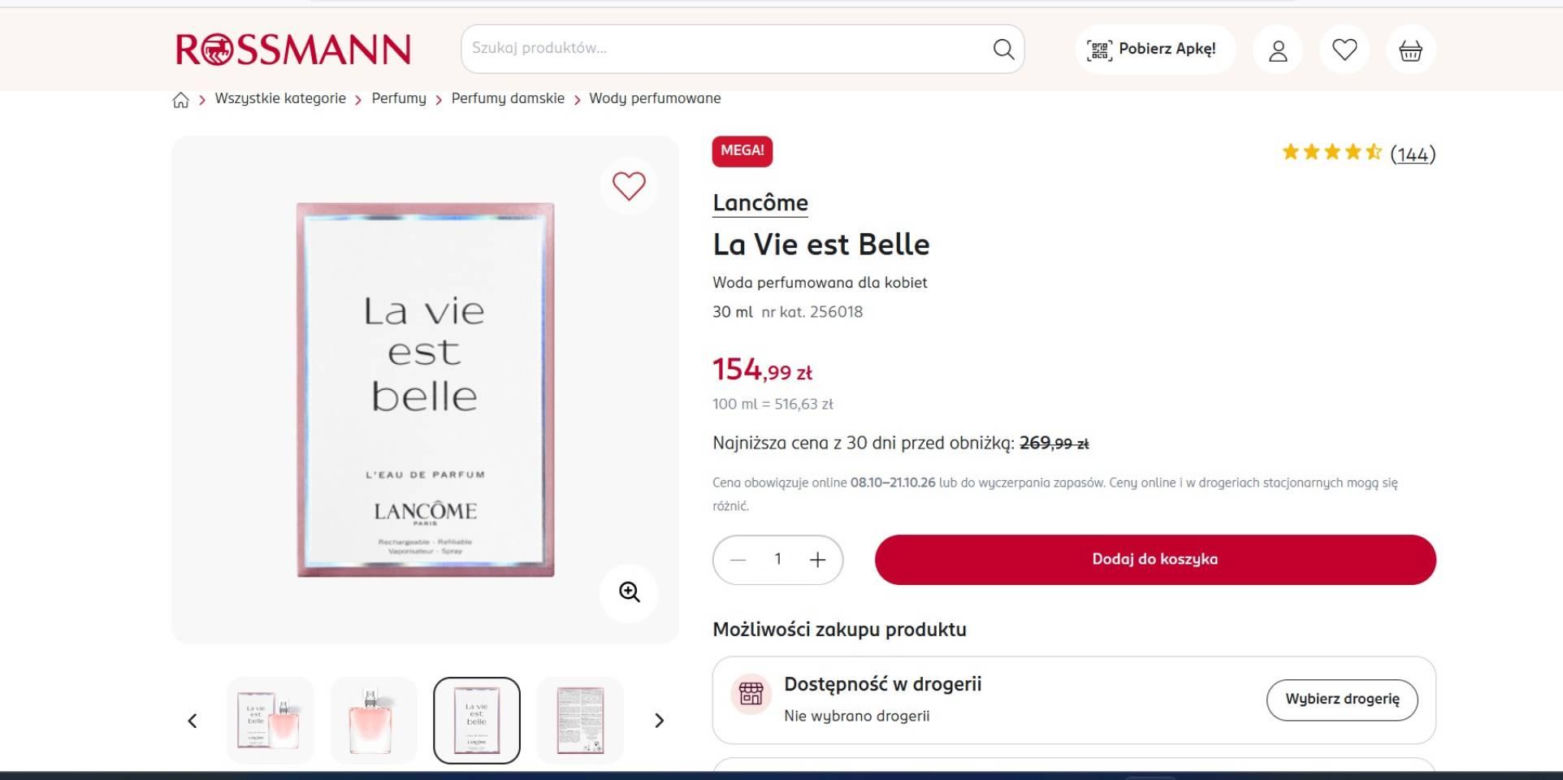 Rossmann obniżył cenę kultowych perfum o ponad 100 złotych! Ten zapach pokochały kobiety na całym świecie