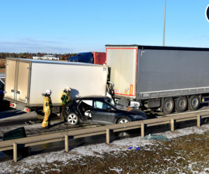 Poważny wypadek na trasie S8 pod Pruszkowem