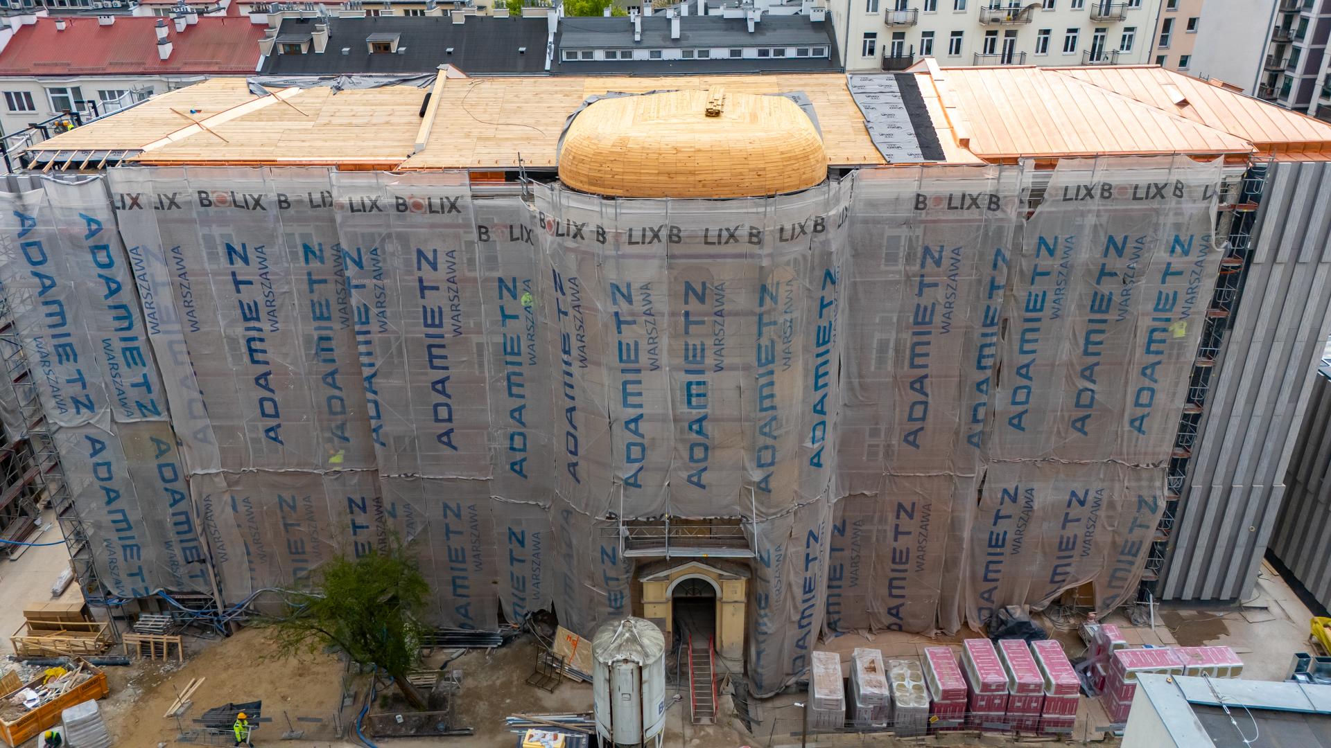 Budowa Muzeum Getta Warszawskiego - kwiecień 2026