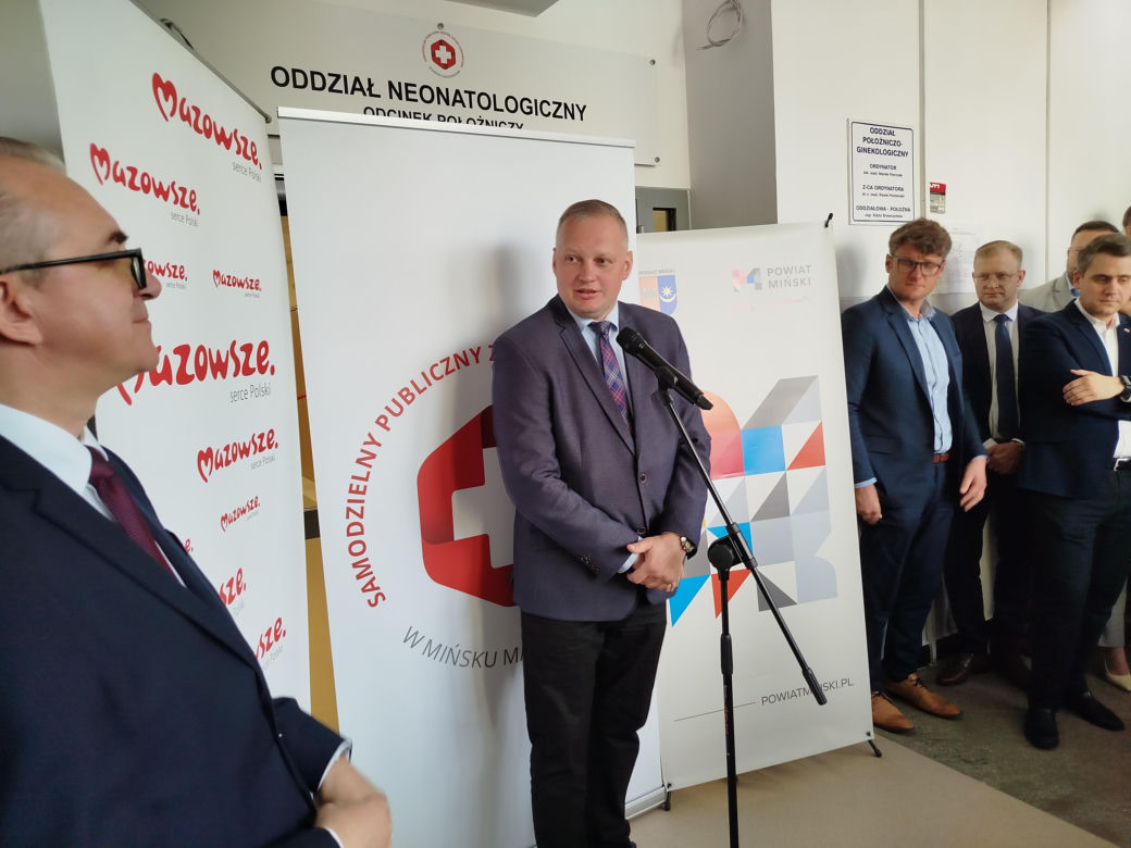 Odnowiony oddział noworodkowy wraz z częścią położniczą w mińskim szpitalu zapewni ciężarnym, rodzącym i maluchom nowoczesne warunki