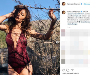 Helena Christensen młodnieje na kwarantannie