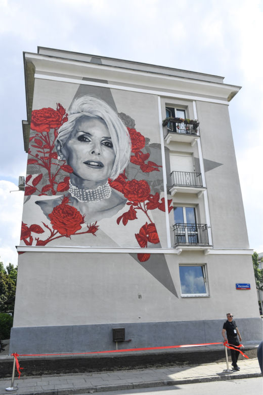 Odsłonięcie muralu Kory