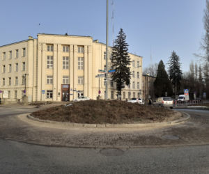 Siedleckie szkoły przy ul. Konarskiego i Prusa i ich okolica w lutym 2021 roku