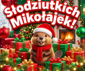 Kartka z życzeniami na Mikołajki