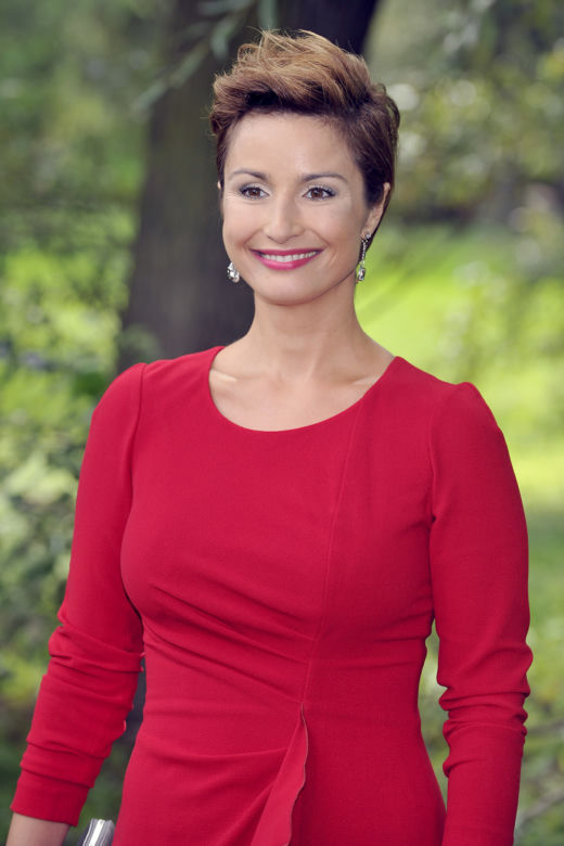 Joanna Brodzik - krótkie włosy