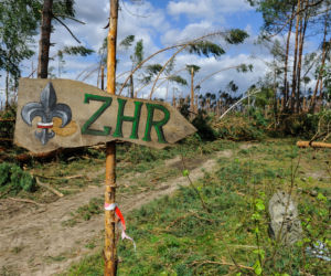Harcerki, które zginęły w  wyniku nawałnicy