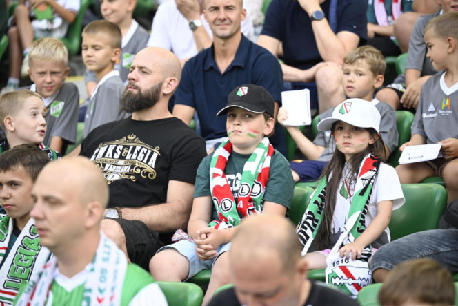 Legia Warszawa - Zagłębie Lubin: Zdjęcia kibiców