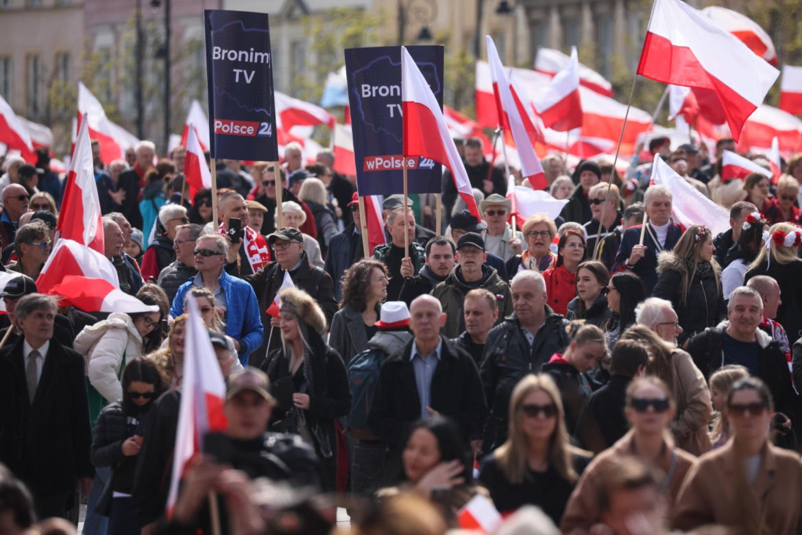   Wielki marsz w Warszawie 12.04.2025