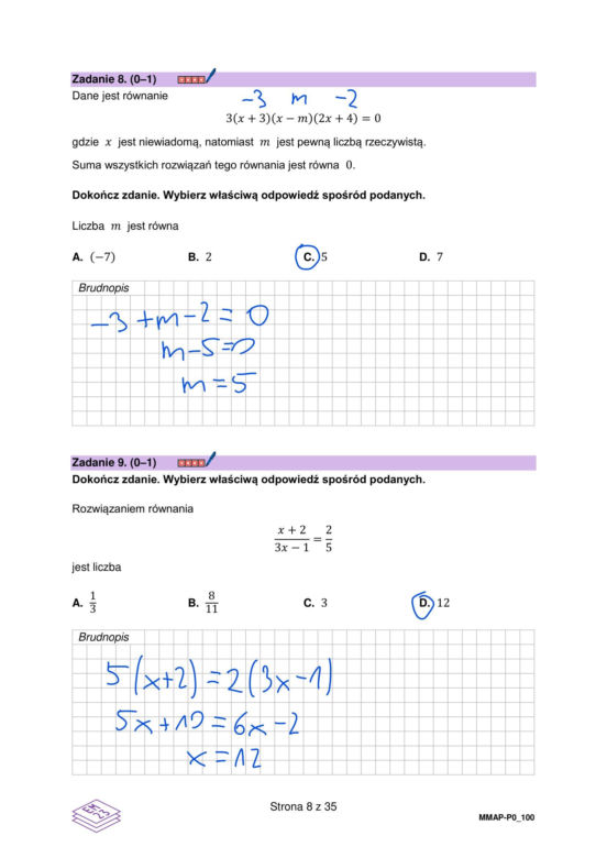 Matura 2026: matematyka. Odpowiedzi z matematyki 5.05.2026