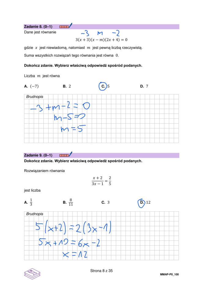 Matura 2026: matematyka. Odpowiedzi z matematyki 5.05.2026