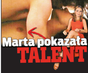 Marta pokazała talent