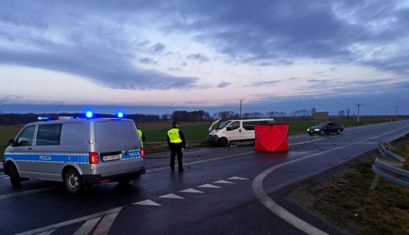 Wypadek na wysokości Bierzowa. Jedna ofiara śmiertelna