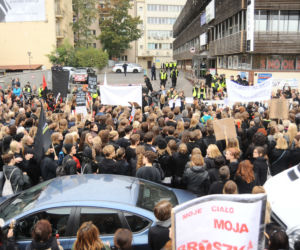 CZARNY PROTEST W WARSZAWIE.