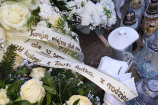 Tak wygląda grób 11-letniego Nikodema Mareckiego dwa dni po pogrzebie