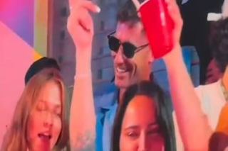 Lewandowscy i Szczęśni na koncercie Bad Bunny'ego