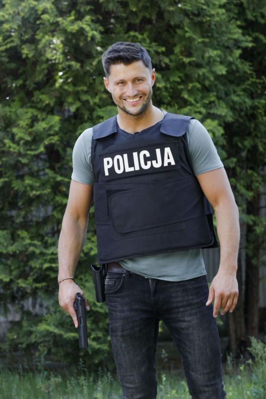 Piotr Mróz morsuje