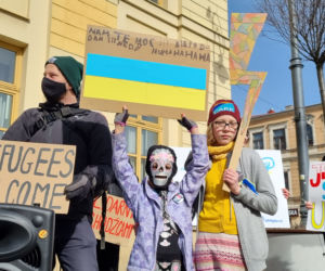 Ulicami Lublina przeszła po raz 6 Manifa. Tym razem - w geście solidarności z Ukrainą