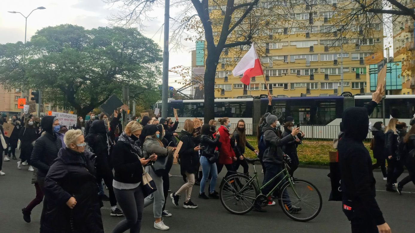 Protest kobiet w Szczecinie - 28.10.2020
