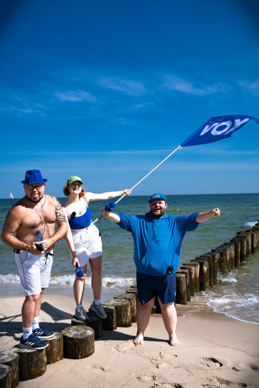 Poszli w ważnym celu do Helu. Pie(r)sza Zmiana z VOX FM naprawdę to zrobiła!