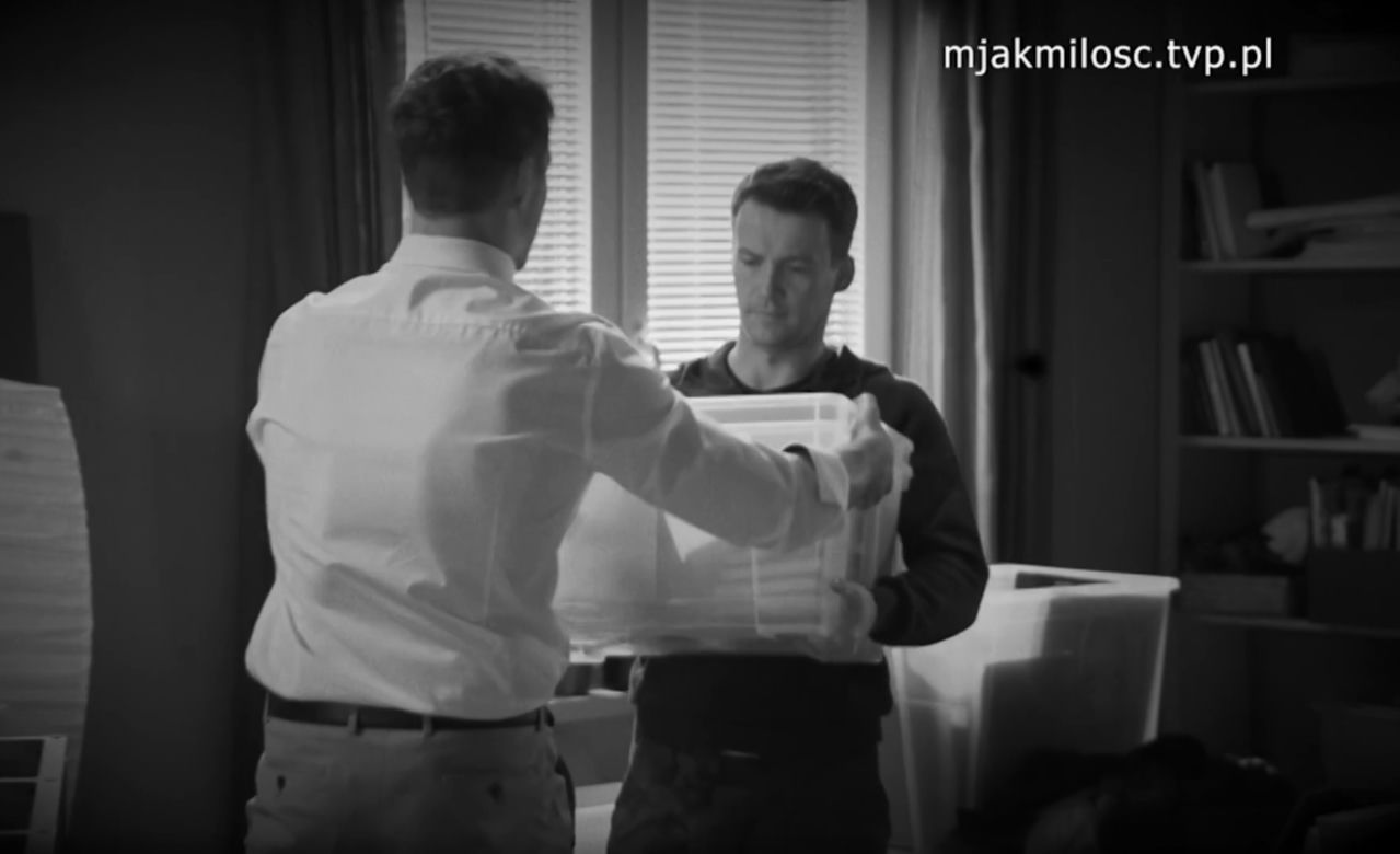 M jak miłość. Jakub Karski (Krzysztof Kwiatkowski), Marcin (Mikołaj Roznerski)