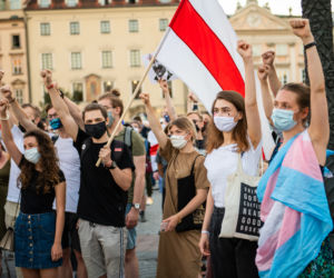 Kraków solidarny z Białorusią