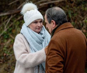 Barwy szczęścia odc. 2620. Małgorzata (Adrianna Biedrzyńska), Jerzy (Bronisław Wrocławski)