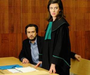 	O mnie się nie martw 2 sezon odc. 8. Magda Gadomska (Anna Terpiłowska), Zawadzki (Michał Lesień)