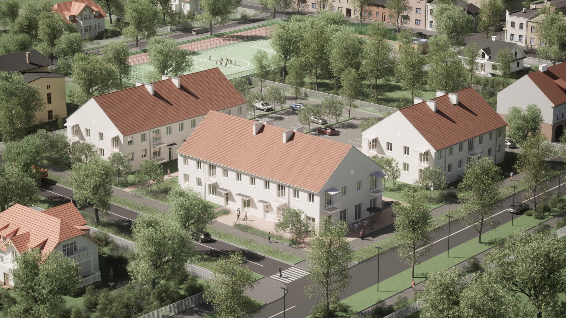 Typowy projekt wielorodzinnego budynku mieszkalnego - proj. Rafał Mazur i Łukasz Gaj