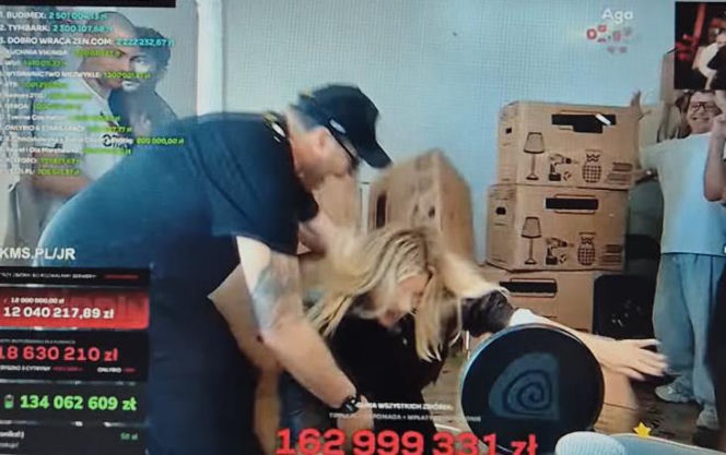 Małgorzata Kożuchowska u Łatwoganga