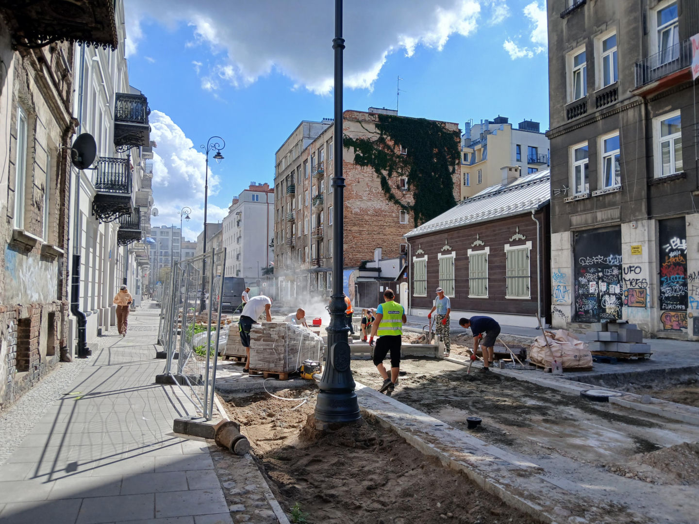 Przebudowa ul. Środkowej w Warszawie