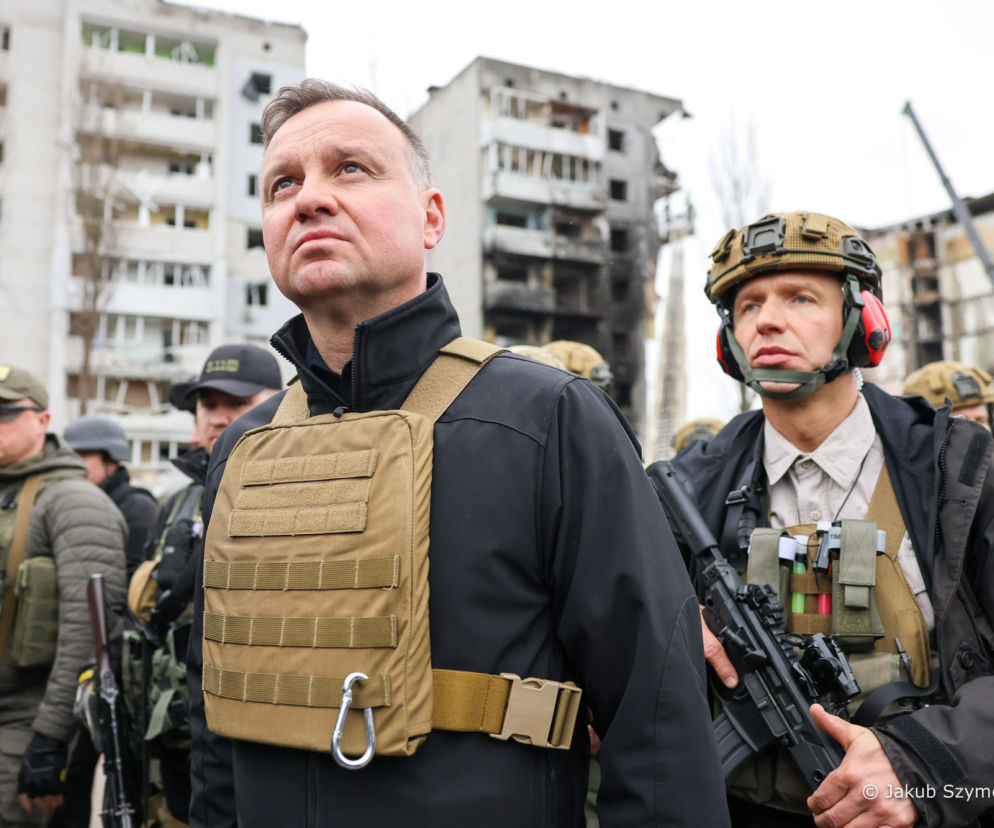 Andrzej Duda w KIjowie. Delegacja prezydentów Polski, Estonii, Łotwy i Litwy 