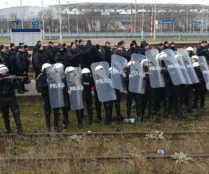 Szkolenie służb na dworcu Łódź Kaliska