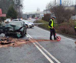 Wypadek pod Ostródą [ZOBACZ ZDJĘCIA]