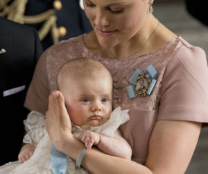 Księżniczka Wiktoria ze Szwecji ochrzciła córkę Estelle
