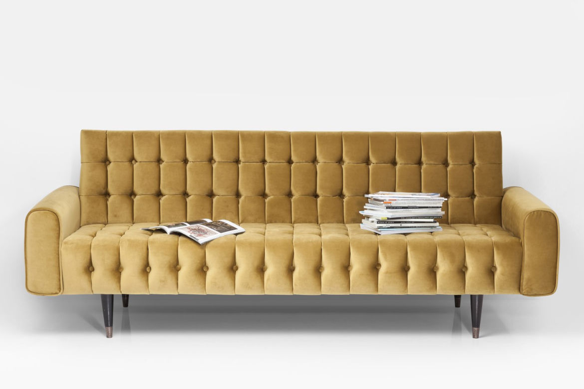 Miodowa królowa. Sofa Milchbar, sfmeble.pl
