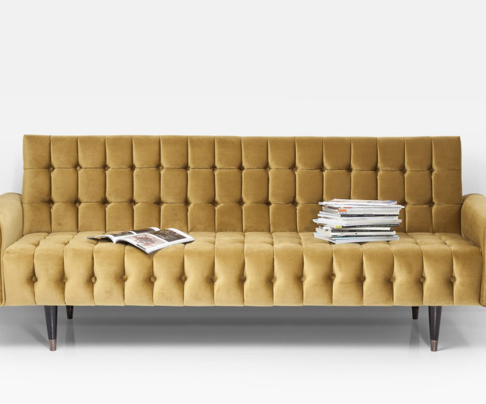 Miodowa królowa. Sofa Milchbar, sfmeble.pl