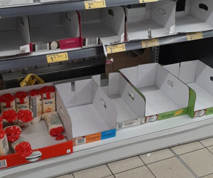 Panika w Białymstoku? Markety oblężone. Dzikie tłumy na zakupach [ZDJĘCIA]