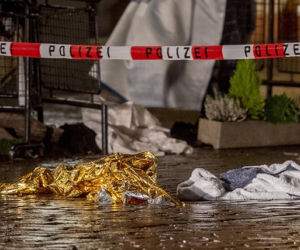 To on rozjeżdżał ludzi samochodem! Zostały po ich tylko buty