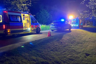 Groźny wypadek w Wietrzychowicach. Kierujący quadem zabrany do szpitala śmigłowcem LPR