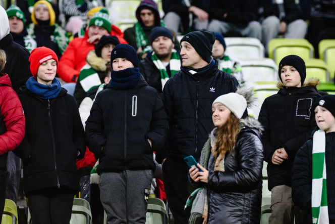 Lechia Gdańsk - Górnik Zabrze, zdjęcia kibiców i zawodników z meczu 18, kolejki PKO BP Ekstraklasy
