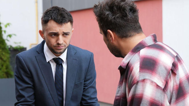 Barwy szczęścia odc. 3260. Damian (Michał Lesień-Głowacki), Mirek (Oliwier Kozłowski)