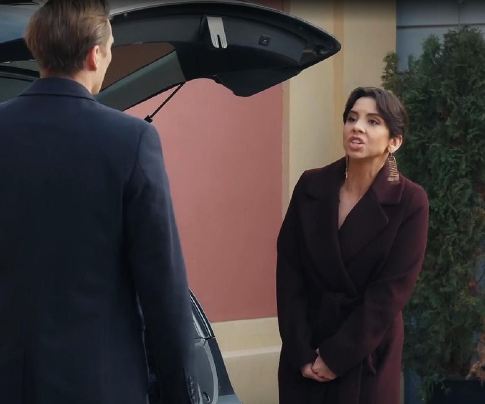 M jak miłość odc. 1924. Aneta (Ilona Janyst), Olek (Maurycy Popiel)