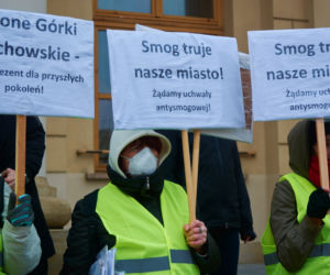 Przeciwko zabudowie Górek Czechowskich. „Strajk dla Ziemi” w centrum Lublina