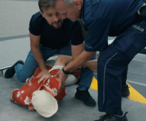 Barwy szczęścia odc. 3272. Marcin Kodur (Oskar Stoczyński), Bazylow  (Andrzej Szeremeta)