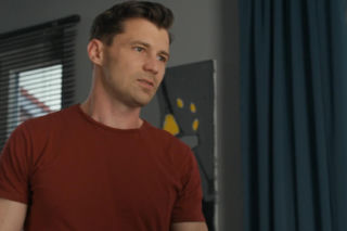 Barwy szczęścia, odcinek 3266. Darek (Andrzej Niemyt), Sonia (Weronika Nockowska)