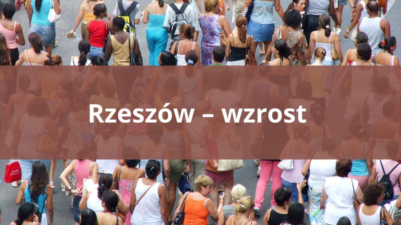 Rzeszów – wzrost