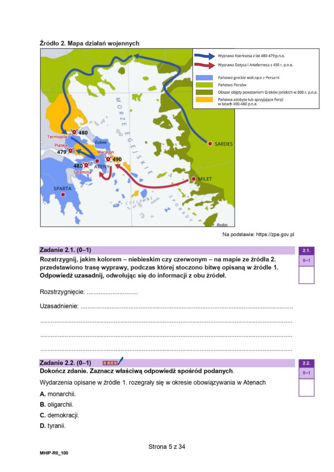 Próbna matura historia 2026. Arkusze i odpowiedzi CKE