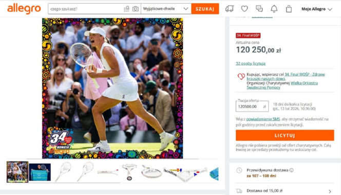 Te licytacje rozbiły bank na WOŚP! Sprawdź, które aukcje osiągnęły najwyższe kwoty